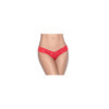String rouge sexy dentelle 